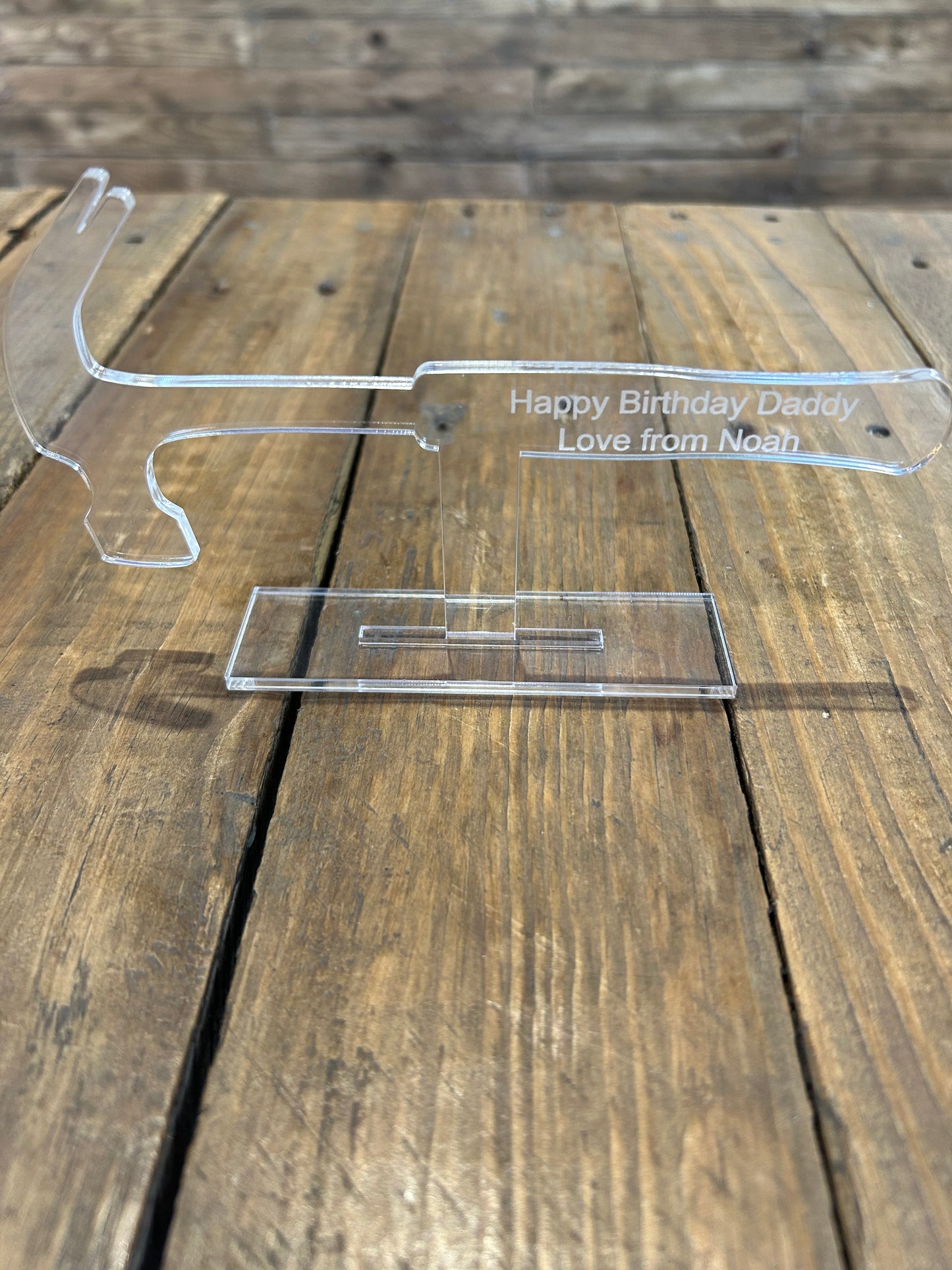 Personalised Acrylic Hammer Decoration