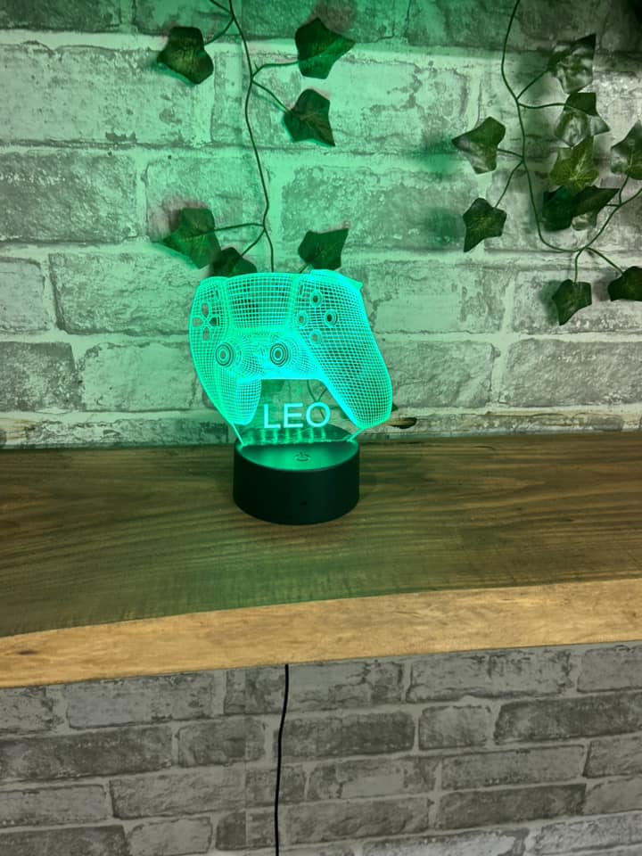 Personalised Controller Night Light