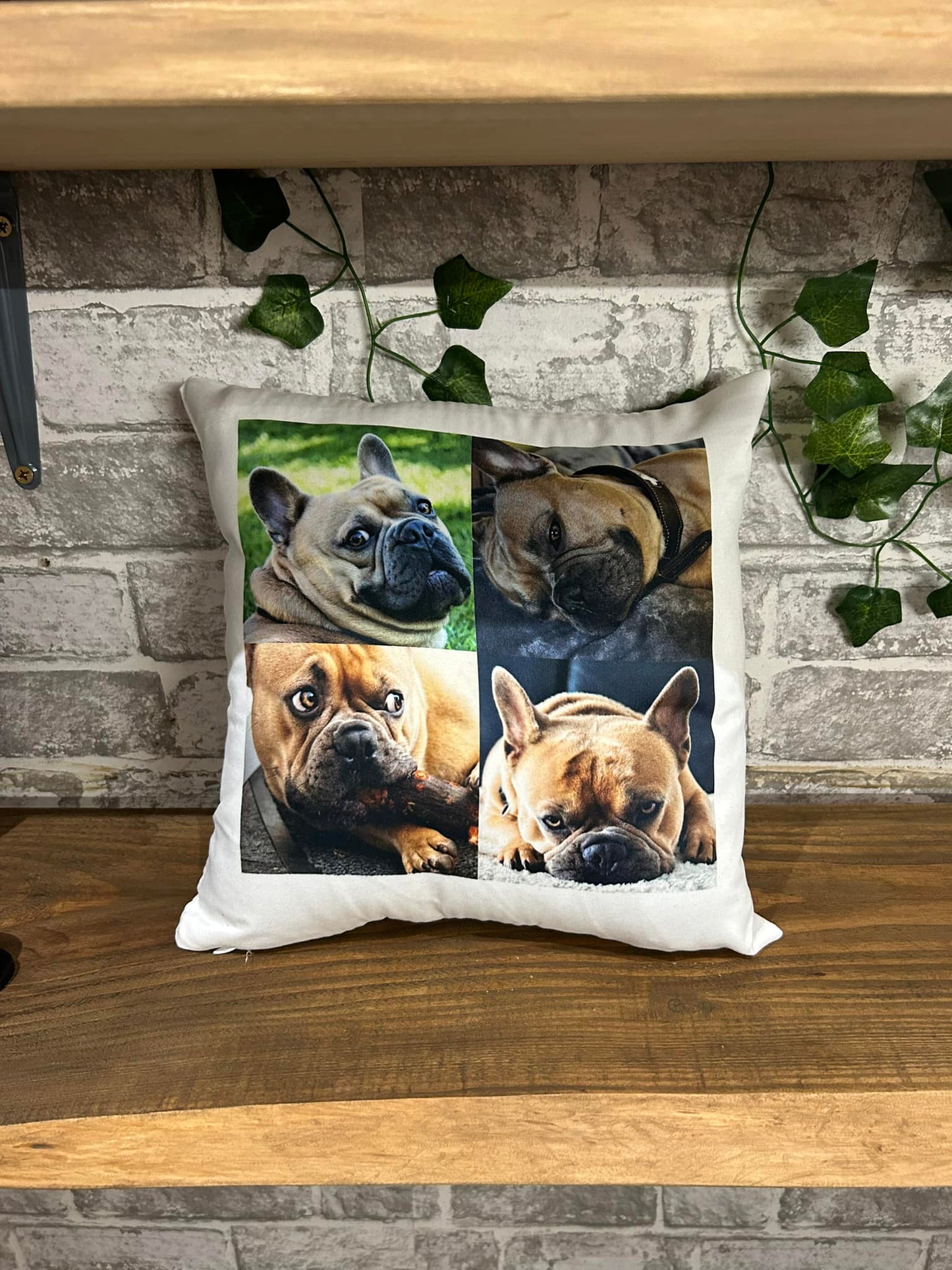 Personalised 4 Photo Cushion
