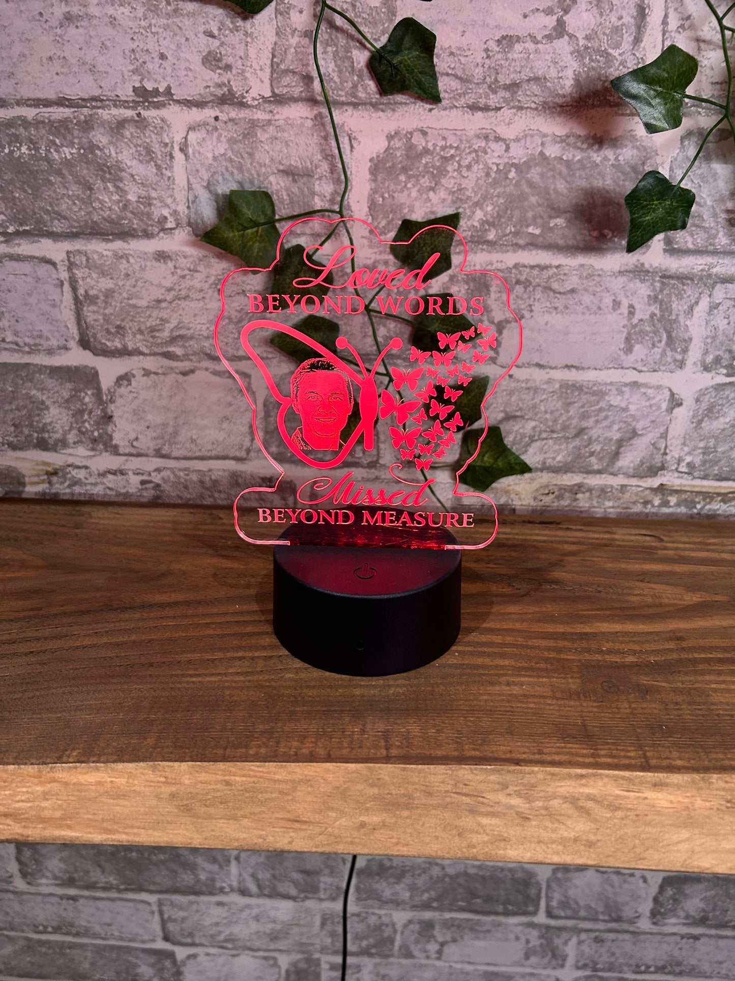 Personalised Memorial Night Light