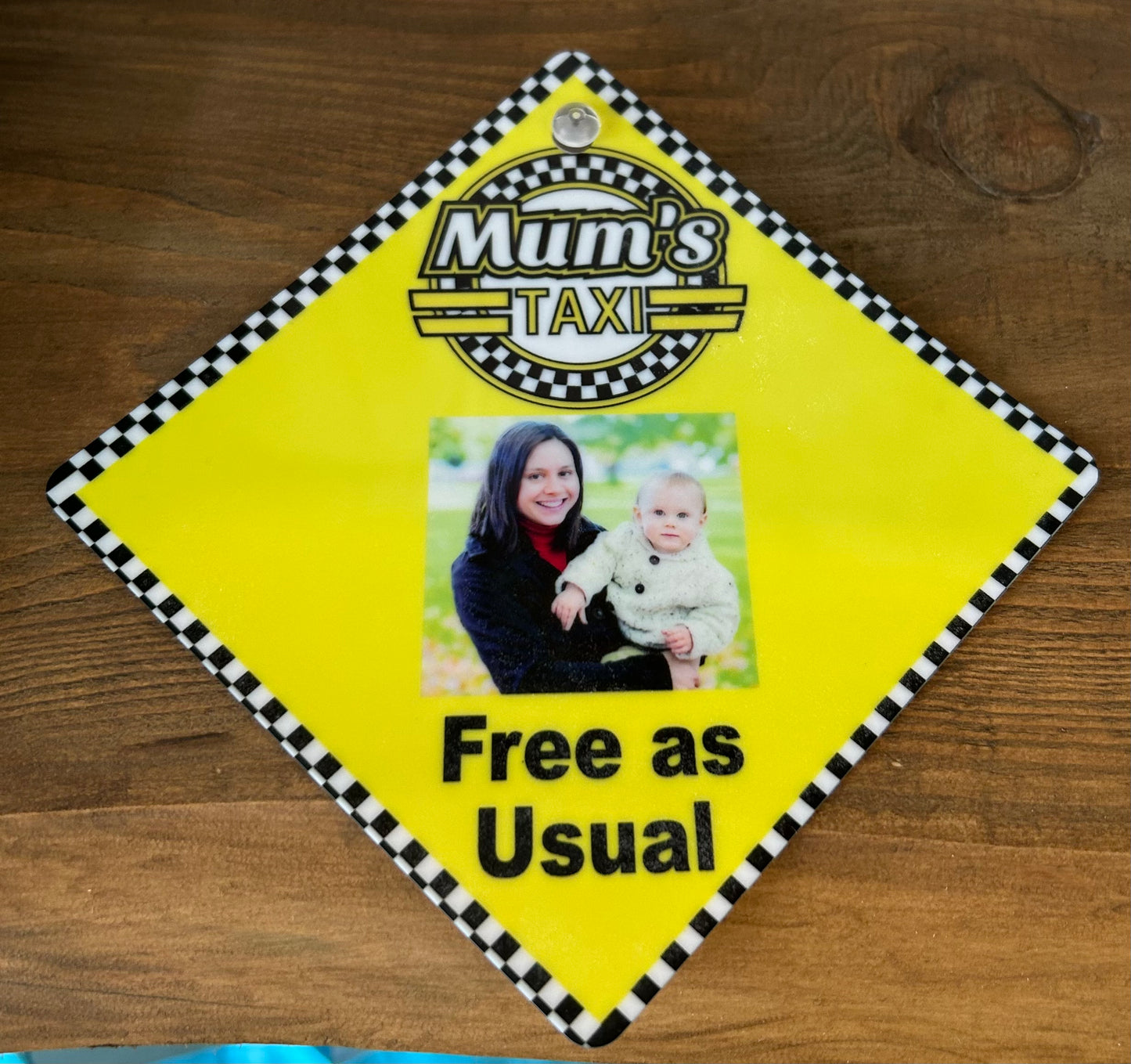 Personalised Car Sign Mums Taxi
