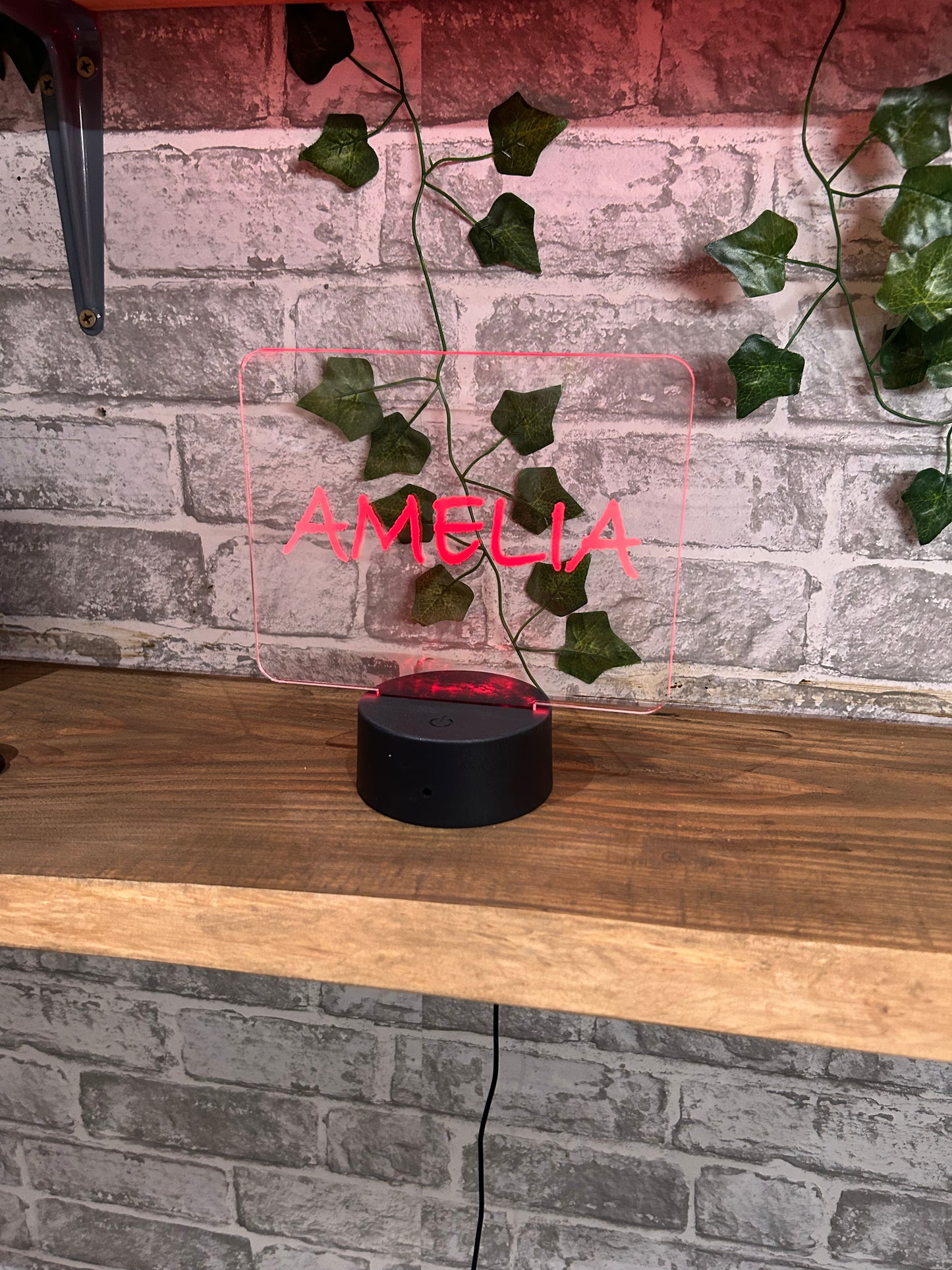 Personalised Name Night Light