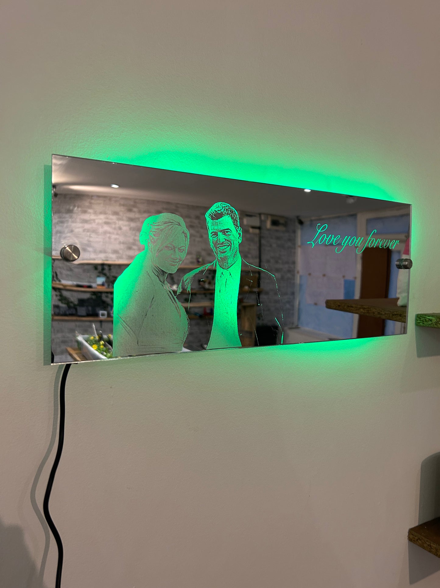 Personalised Mirror Light