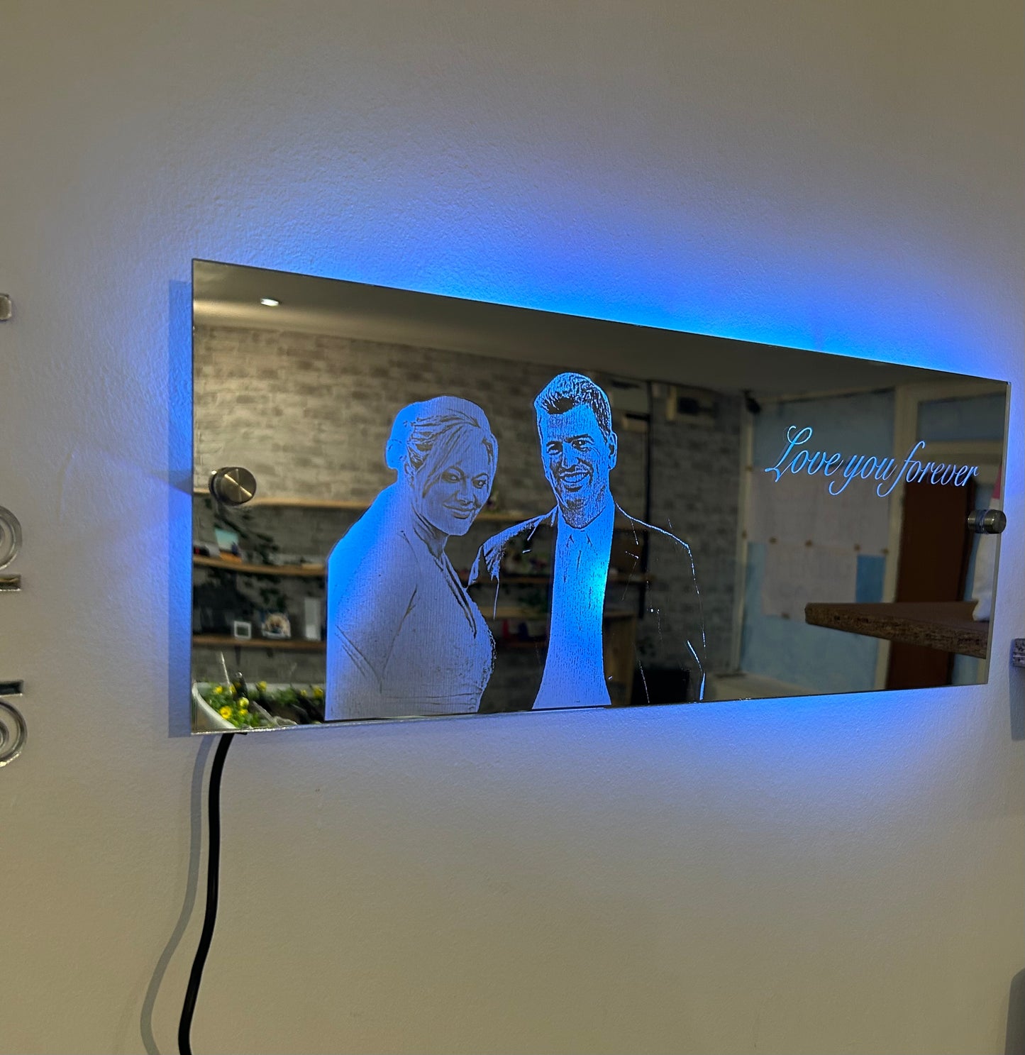 Personalised Mirror Light