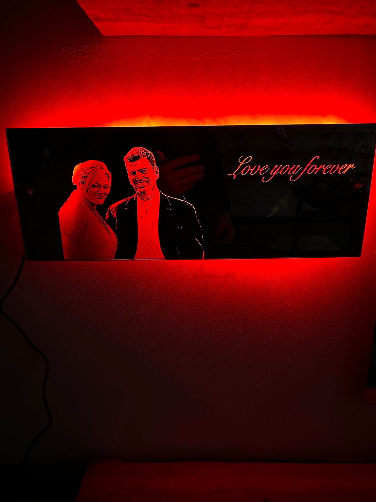 Personalised Mirror Light